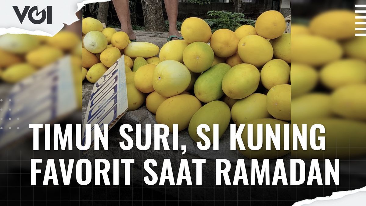 Bahan Makanan Favorit ketika Ramadan: Timun Suri, Si Kuning Menyegarkan