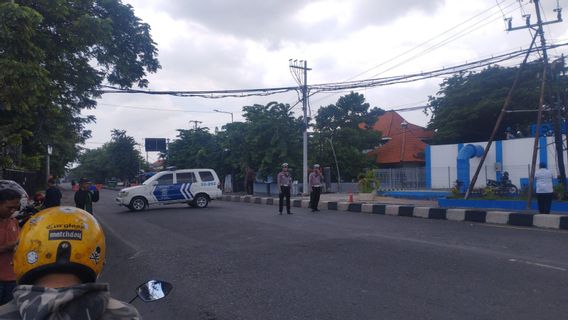 Des suites d’explosion à Mako Brimob Polda Jatim