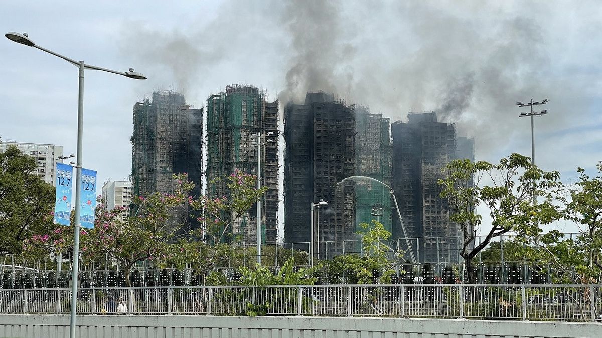 香港で火災から129人のインドネシア人が救助され、1人がまだ見つかっていない