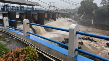 Hujan Sejak Jumat Pagi, Bendung Katulampa di Bogor Terpantau Normal