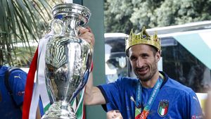 Dedikasikan Trofi Euro 2020 untuk Kapten Fiorentina Mendiang Davide Astori, Chiellini: Kami Ingin Dia di Sini 