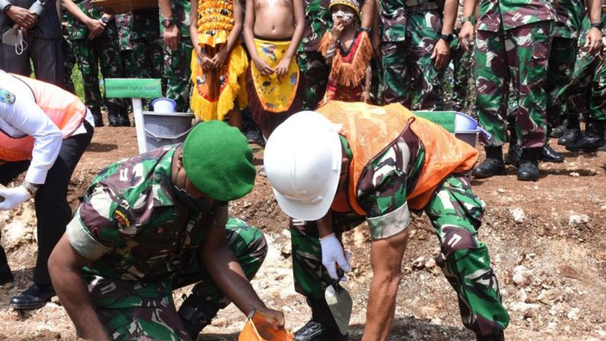 West Papua Kasuari Kodam Builds Intelligence Detachment Headquarters
