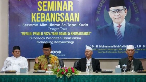 Mahfud Ajak Ulama se-Tapal Kuda Kawal Pemilu