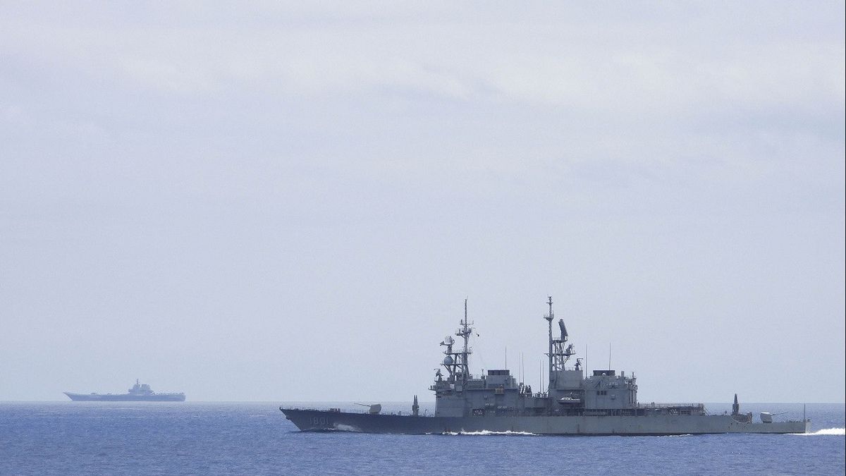 Taiwan Calls China's Carrier Shandong Passing Near The Philippines While Sailing To The Pacific