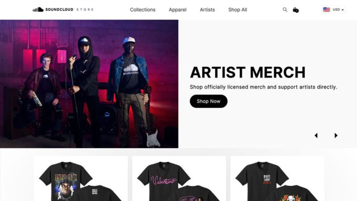 SoundCloud Store Officially Launched To Present Artist Exclusive Merchandise