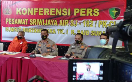 Terbaru, Tim DVI Terima 56 Sampel DNA dari Keluarga Penumpang Sriwijaya Air SJ-182