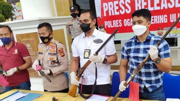 OKU South Sumatra Police Confiscate 6 Illegal Firearms