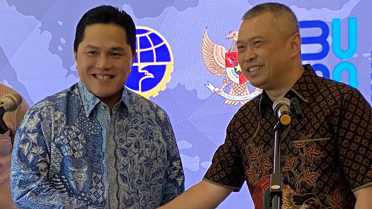 Temui Menhub Dudy, Erick Thohir Bahas Efisiensi Biaya Logistik di Sektor Transportasi