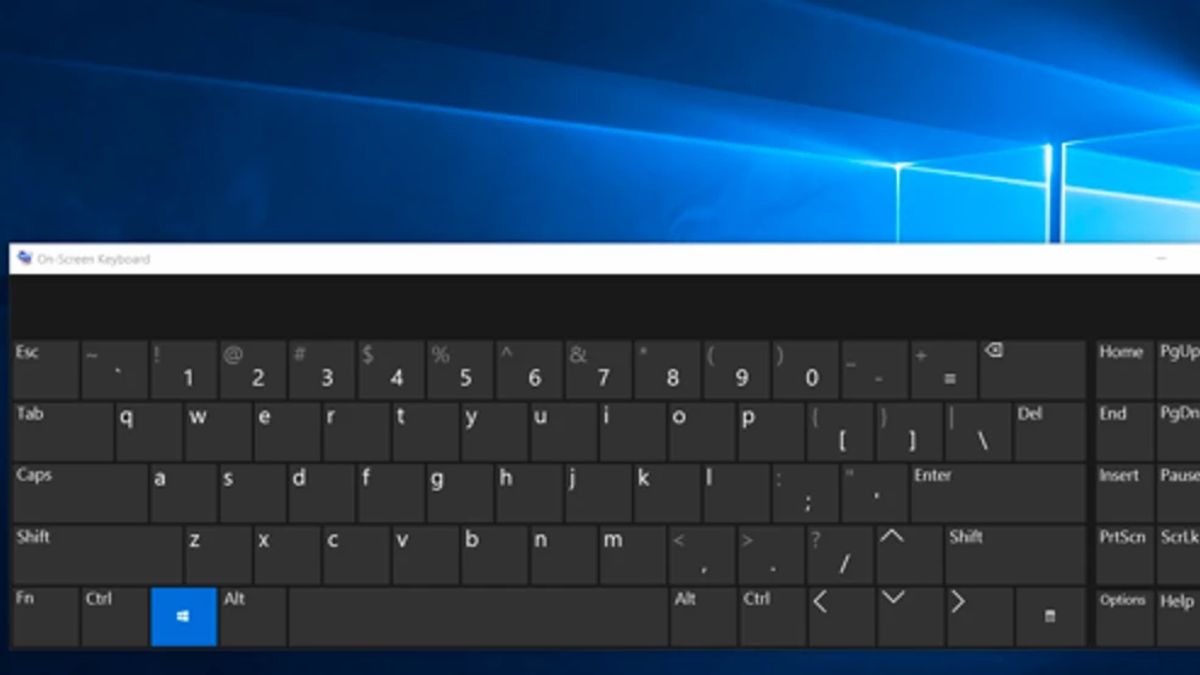 Windows10.7およびMacbookラップトップのオンスクリーンキーボードを表示する方法