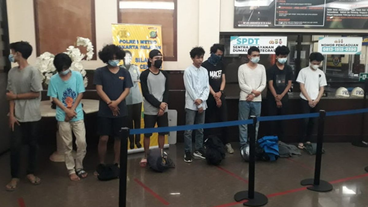 Masih Pandemi COVID-19 dan PPKM Darurat, Sejumlah Pemuda Balap Liar di Cilandak Jaksel Ditangkap Polisi