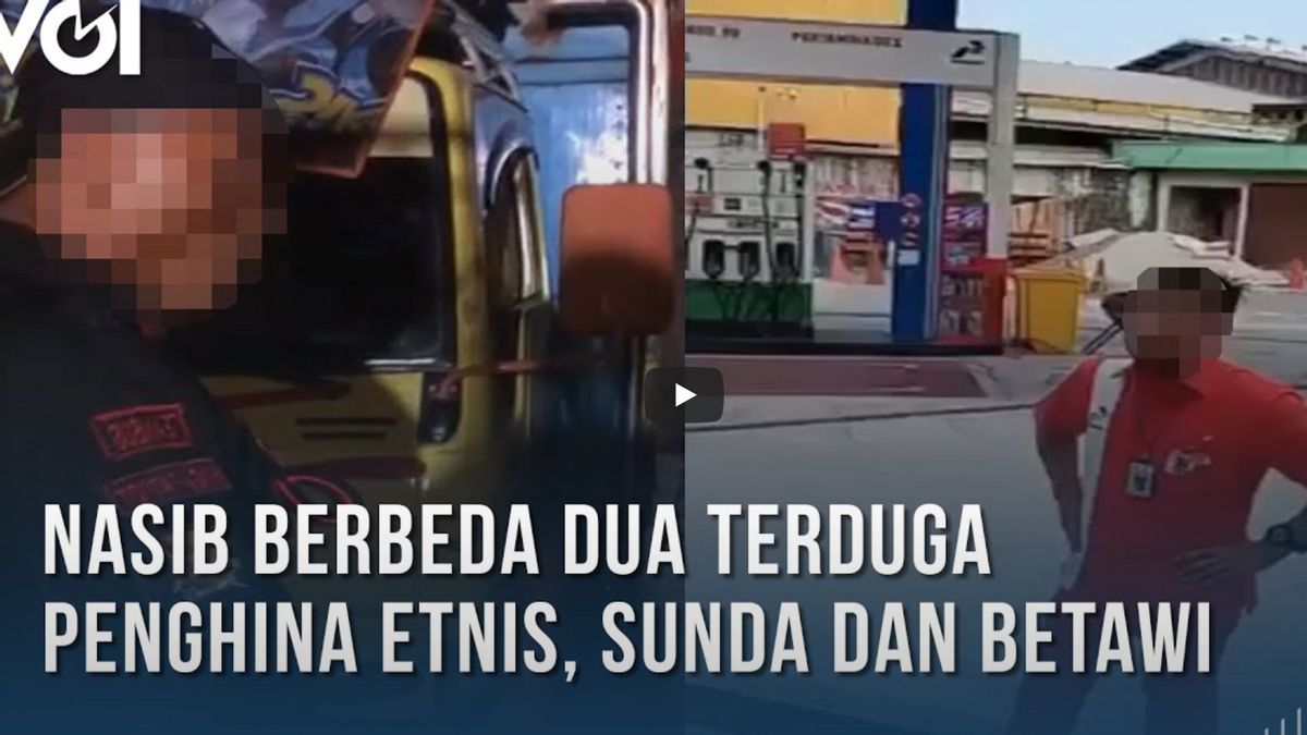 VIDEO: The Different Fate Of 2 Suspected Insults Of Sundanese And Betawi Ethnics