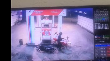 Initially Rp. 10,000 Petrol, Suddenly Take Out Sharp Weapons, Robbing Rp. 10 Million At Benoa Petrol Station, Bali
