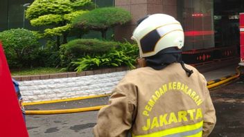 Salah Satu Ruangan Gedung Basarnas Dilahap si Jago Merah