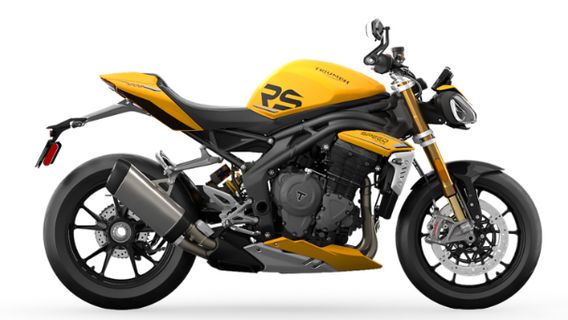 Triumph speed 1200 RS 2025: une nouvelle couleur choisi avec une nouvelle variante de couleurs