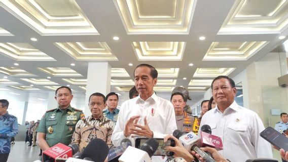 Speaking On The Side Of Prabowo, Jokowi Rejects Comments On PDIP Ready To Be An Opposition