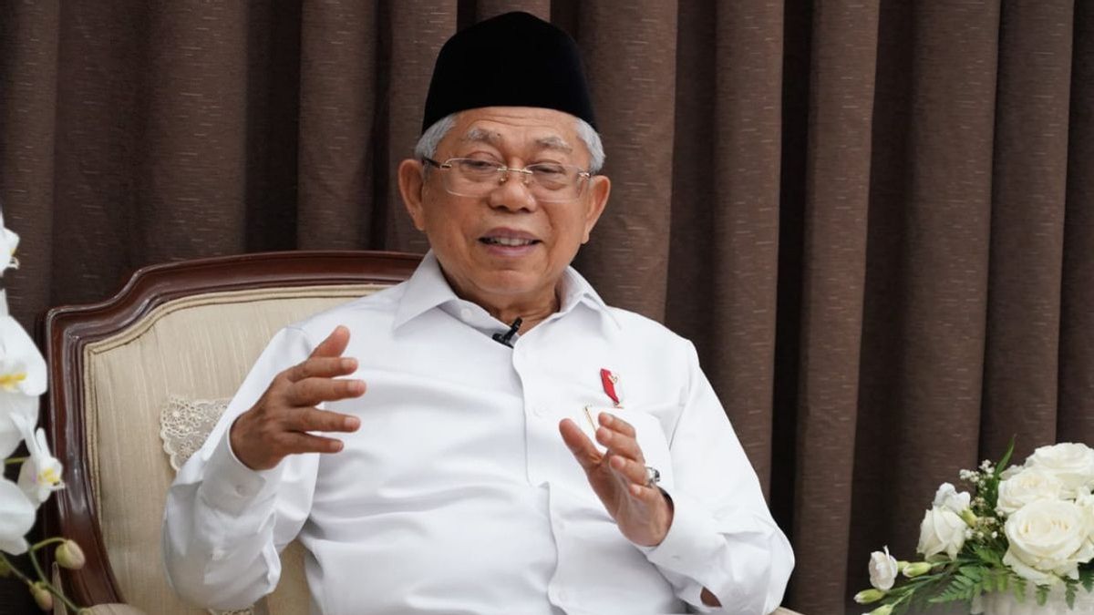 Encourager le développement économique de la charia, Ma’ruf Amin demande à Prabowo de poursuivre l’intégration