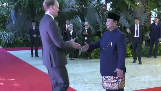 Prabowo Subianto Sambut Sendiri Tamu Negara yang Hadiri Acara Pelantikan