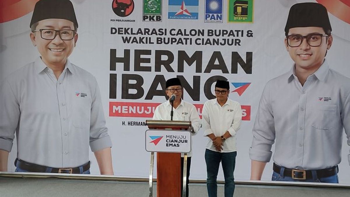 Gandeng assistant personnel devient Cawabup, le régent Herman Suherman Déclaration avant les élections de Cianjur