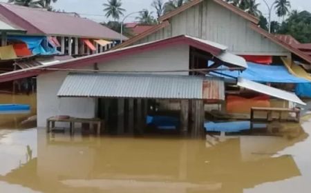 522 Rumah di Tebo Jambi Kebanjiran, Pemkab Pastikan Bantuan Sudah Tersalurkan