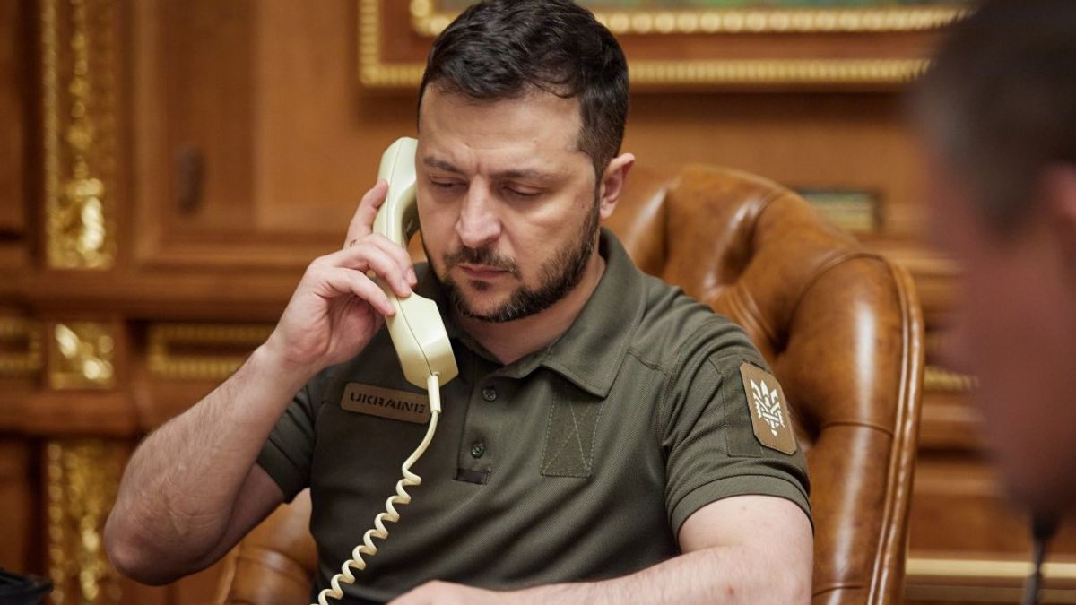 Presiden Zelensky Sebut Tersangka Penembakan yang Menewaskan Politisi Parubiy Berhasil Ditangkap