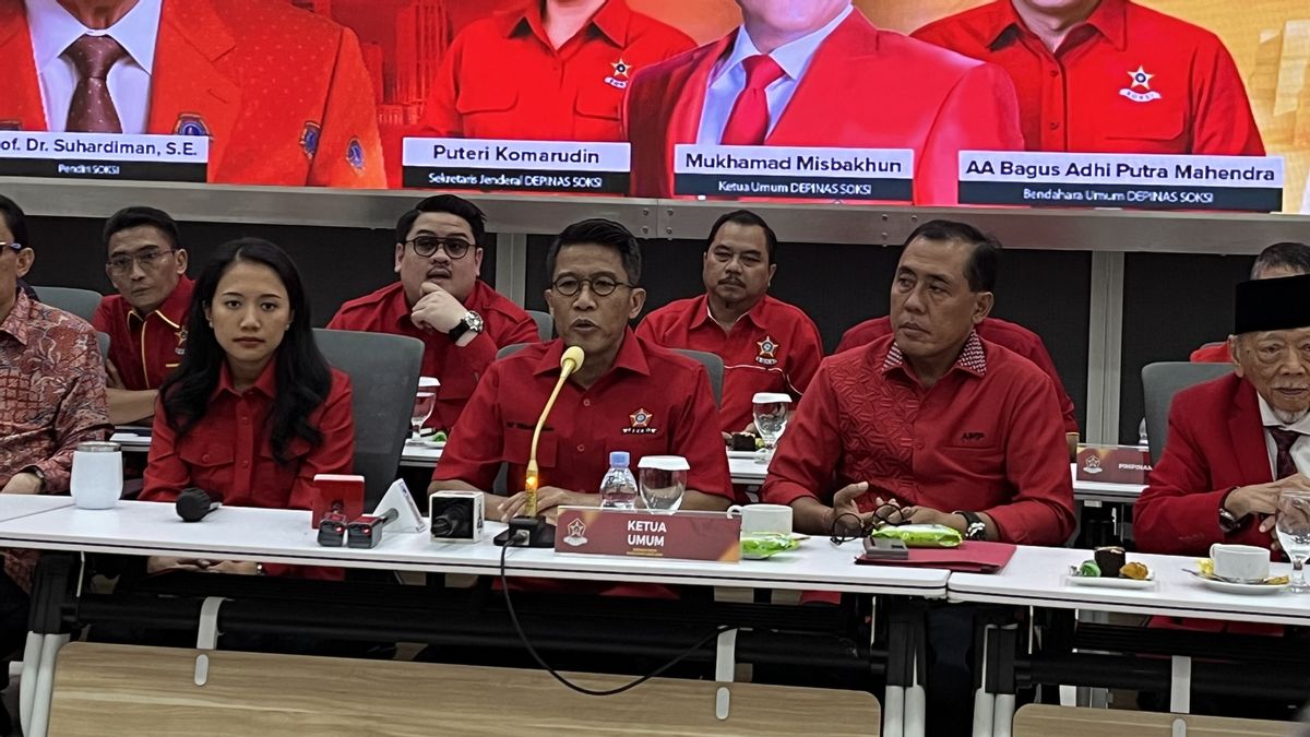 Ketum SOKSI 关于Puteri Komarudin将担任青年和体育部长的问题:如果这是总统的选择,我们感到自豪