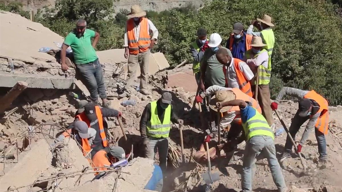 摩洛哥政府正在制定一项援助计划,用于建造受地震影响的居民的房屋