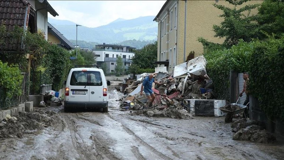 オーストリアの洪水災害 死傷者3人