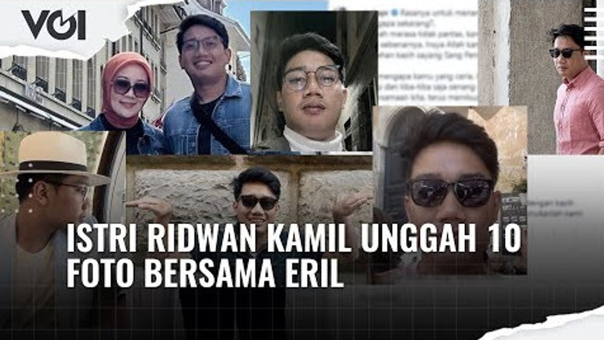 视频：西爪哇省省长Ridwan Kamil Atalia Praratya的妻子，与Eril一起上传10张照片