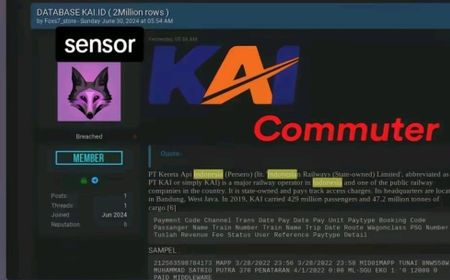 Bocor Lagi, Sekarang Giliran Data KAI Commuter Bocor di Web Gelap