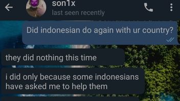 الحصري، إلى VOI، Son1x اخترق قاعدة بيانات الشرطة لأن الإندونيسيين طلبوا ذلك