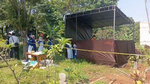 Police Exhumation Of Student Murder Victims In Bandung