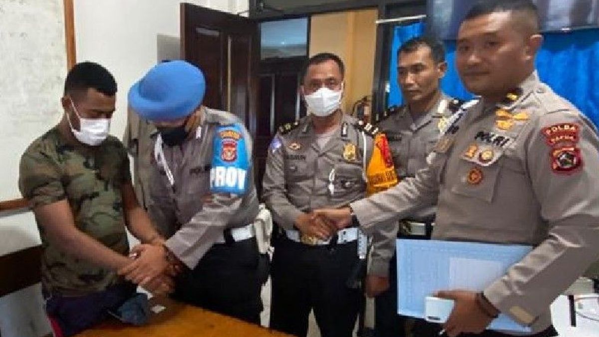 Papuan Police Member Bripda EN Who Hits Sanitation Officer In Jayapura Becomes A Suspect