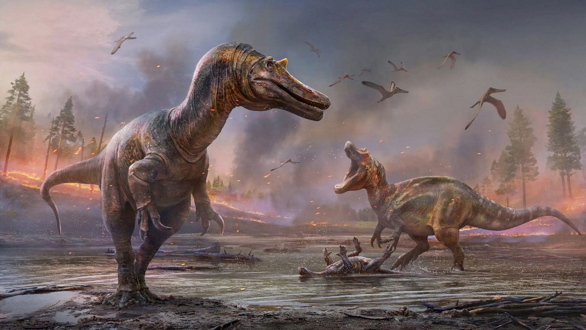 Ilmuwan Inggris Ungkap Dua Spesies Baru Spinosaurus di Isle of Wight Inggris