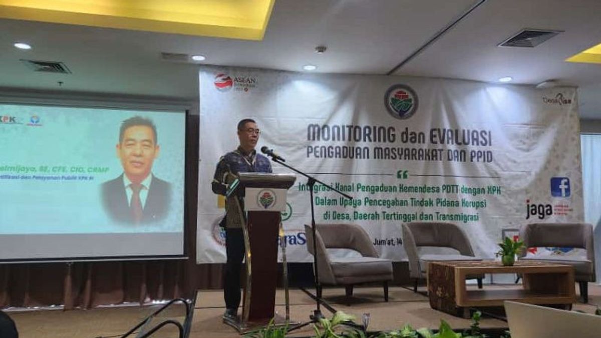 Kemendes PDTT And KPK Integrated Data On Complaints To Prevent Corruption