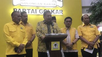 Airlangga在Golkar全国会议后宣布Prabowo注册到KPU