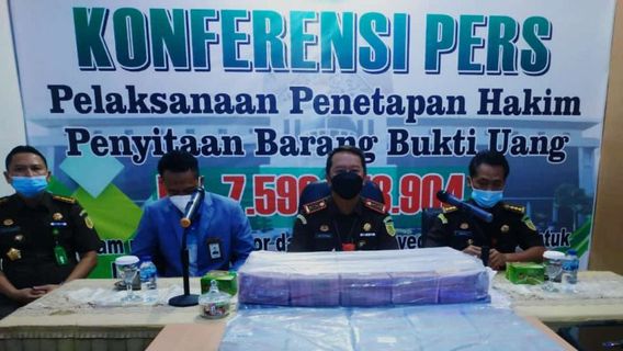 Kejati Kepri Reçoit Le Remboursement Par L’État De Rp8 Milliards, Affaire De Corruption De PT Gunung Sion Permis Minier