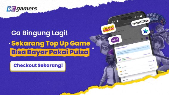 VCGamers Hadirkan Opsi Pembayaran untuk Top-Up Gim dengan Pulsa