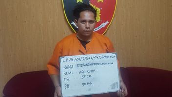 The Man From Kupang Who Robbed A Prostitute's Motorbike In Kuta Bali Was Arrested By The Police