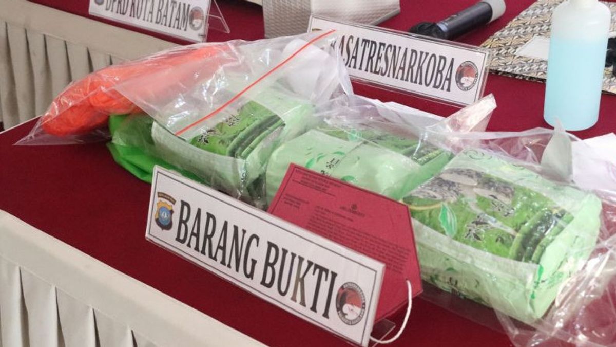 Pengedar 2,9 Kg Sabu di Batam Ditangkap Polisi