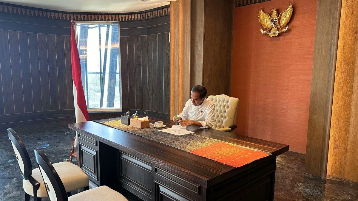 Voyons le bureau de Jokowi au palais présidentiel de l'IKN