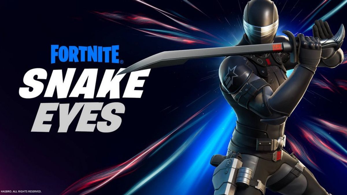 Kolaborasi dengan Hasbro, Epic Games Hadirkan Karakter Snake Eyes di Fortnite