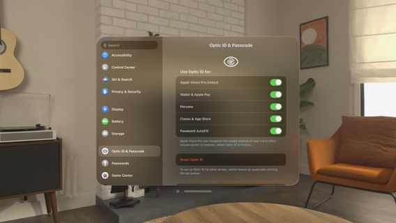 Begini Cara Menambahkan dan Mengubah Kode Sandi di Apple Vision Pro