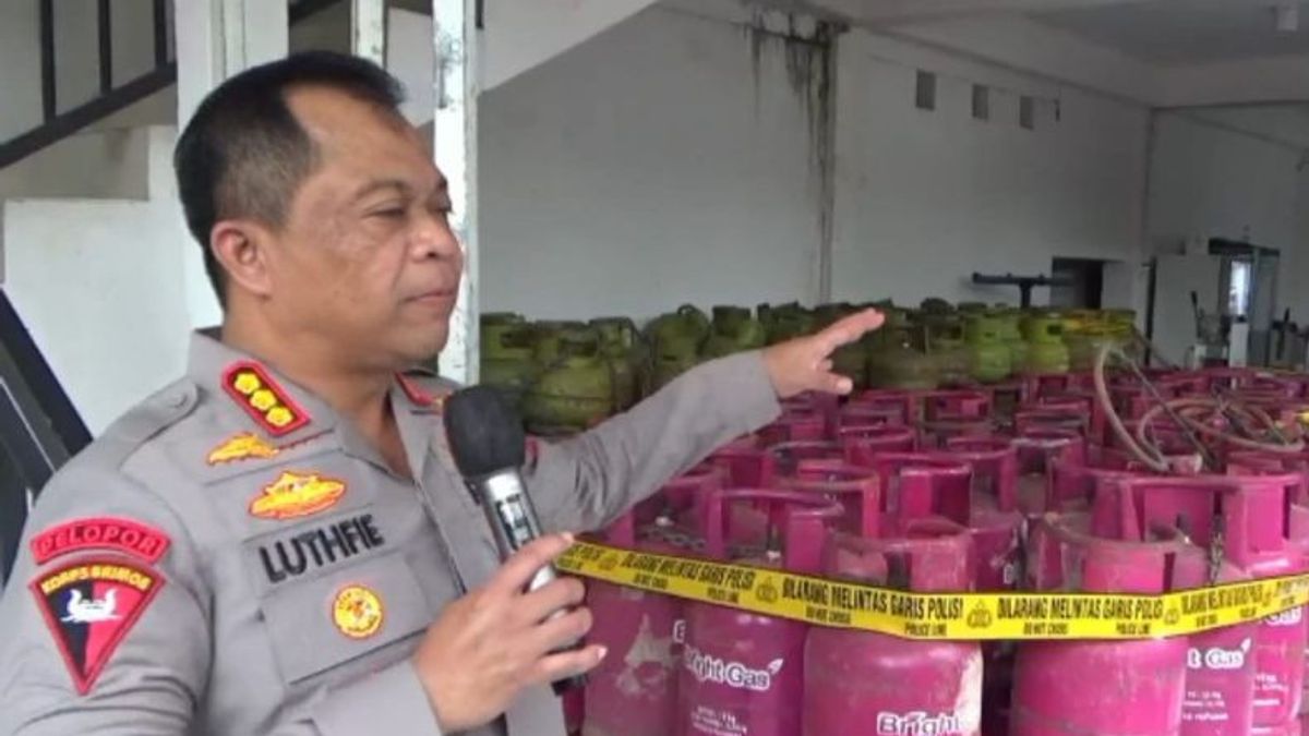 Polrestabes Surabaya Ungkap Komplotan Pengoplos Bright Gas 12 Kg Disuntik LPG Subsidi