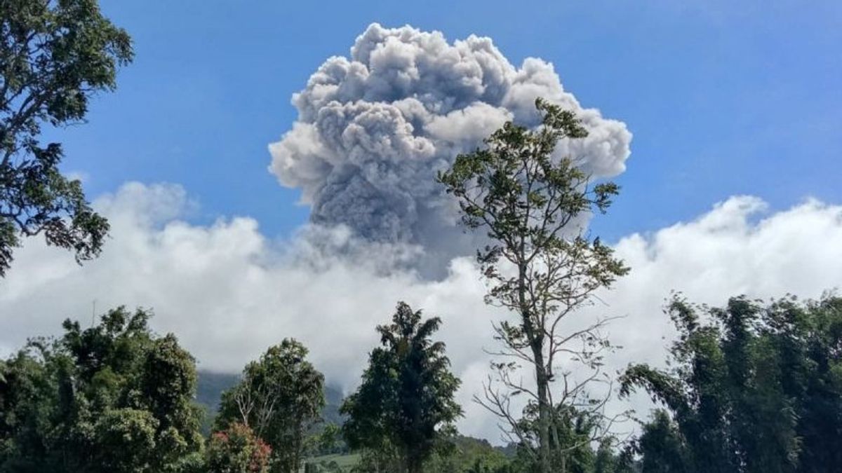 马拉皮山西苏门答腊再次爆发