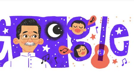 Profil AT Mahmud yang Jadi Google Doodle, Maestro Lagu Anak Asal Indonesia