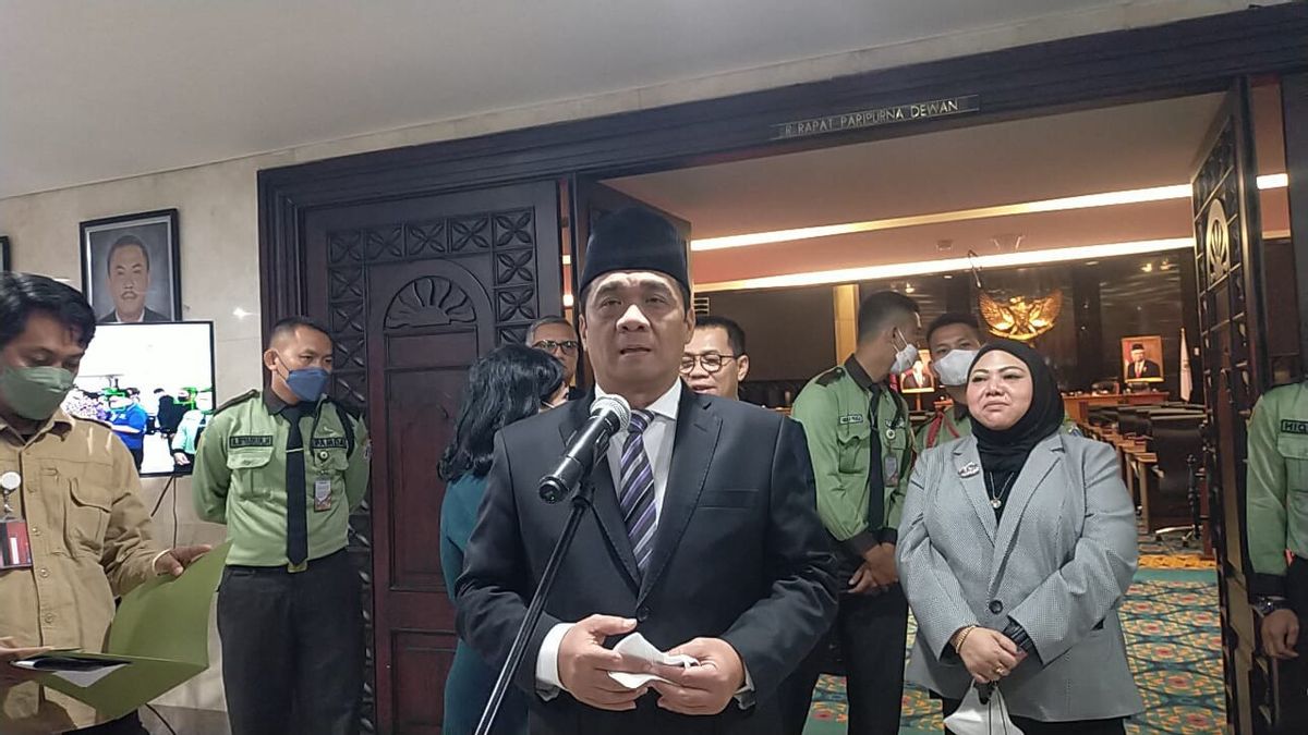 Ketua DPRD Minta TGUPP Dibubarkan Setelah Anies Lengser, Wagub DKI: Terserah Pj Gubernur