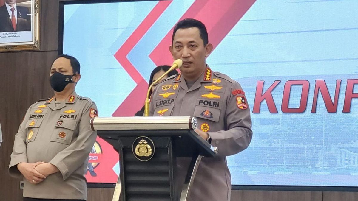 Chef de police remplaçant le chef de la police de Jateng, Irjen Ahmad Lutfi Task au ministère du Commerce