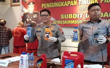 Polisi Bongkar Penjualan Belasan Ribu Botol Oli Palsu di Palangka Raya