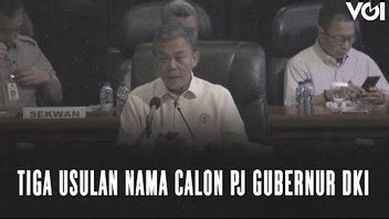 فيديو: فيما يلي ثلاثة أسماء لمرشحين لمنصب حاكم Pj اقترحها DKI Jakarta DPRD