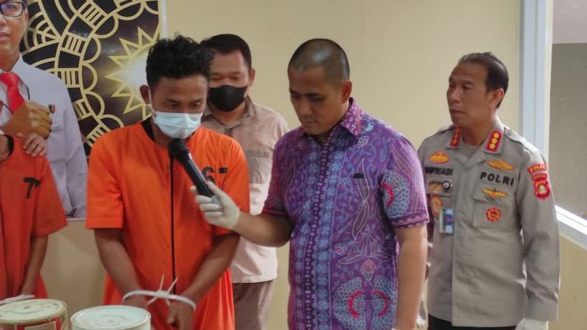 Police Arrest Pertalite Oplos At Muara Enim